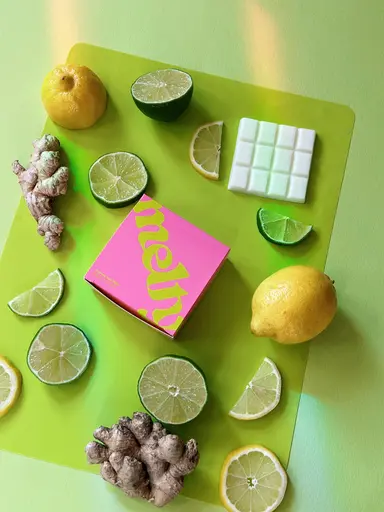 lemon, lime and ginger luxury wax melts (3oz)