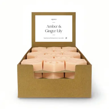 Hộp trưng bày sáp thơm Amber & Ginger Lily - 52 x 16g