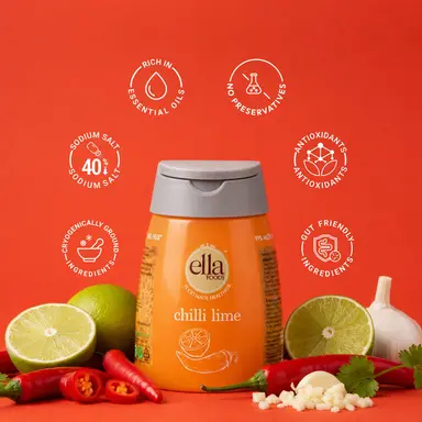 Ella Foods Chilli Lime Seasoning – Add a Zing to Every Bite | 100g | Multi Pack | No MSG