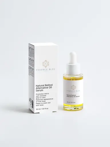 Natural Retinol Alternative Serum with Bakuchiol and Rosehip - Anti-Aging Oil Solution