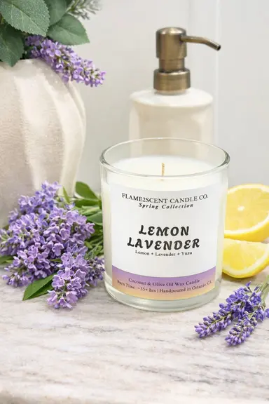 Lemon & Lavender - Spring Candle