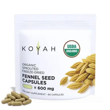 Organic Fennel Seed Capsules