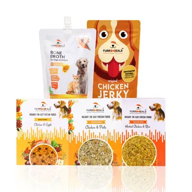 Hazel's Favourite Combo - 100% Natural Meals, Broth & Jerky