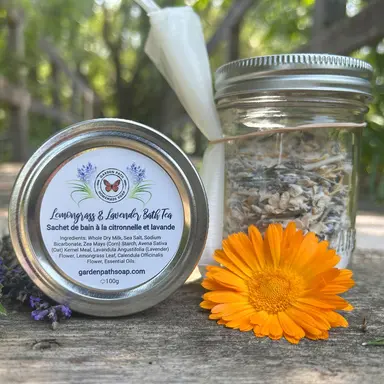 Lemongrass & Lavender Bath Tea 100% Natural Ingredients