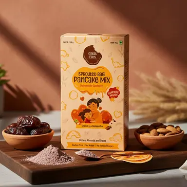 Sprouted Ragi Pancake Mix (160g)