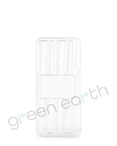 Tin Container Recyclable Plastic Insert Tray | Large 4 Part - Clear | Sample