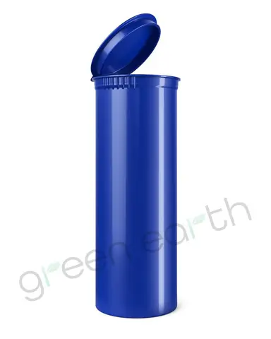 Child Resistant Opaque Recyclable Plastic Pop Top Containers | 60 Dram - Blueberry | Sample