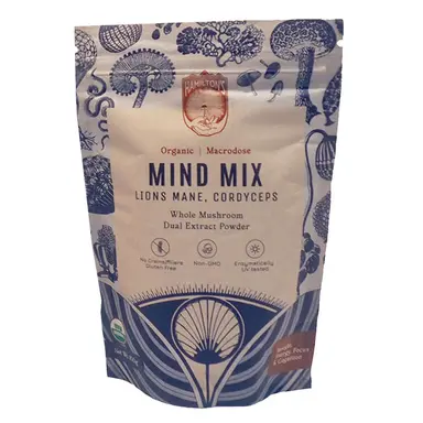 Hamilton's Mushrooms Organic Mind Mix – Cordyceps & Lion's Mane Extract (Wholesale)