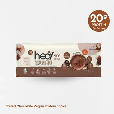 [New] Heal Salted Chocolate Vegan Protein Shake 3x Sachets Bundle (39g) - HALAL