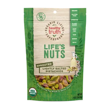 Lightly Salted Sprouted Pistachios