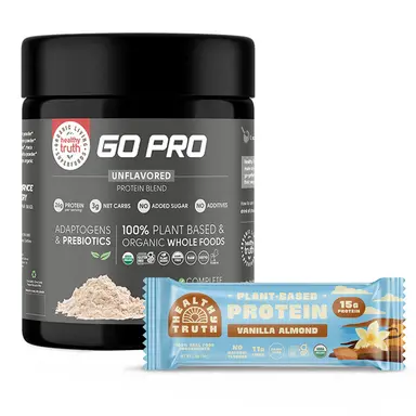 Protein Powder (Unflavored) & Protein Bar (Vanilla Almond) Bundle