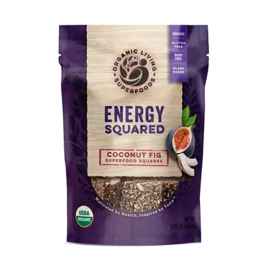 Coconut Fig Energy Squares