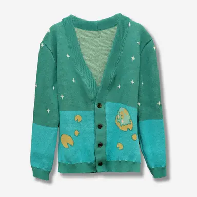 Angy Frog on the Pond Cardigan