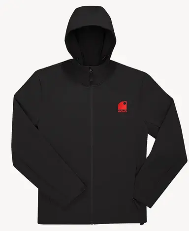 Áo khoác Softshell 3 lớp tái chế – Bảo vệ ấm áp & bền bỉ - Màu Đen