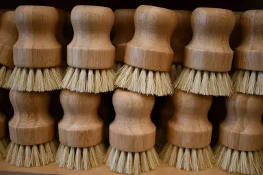 Bamboo Scrub Brush