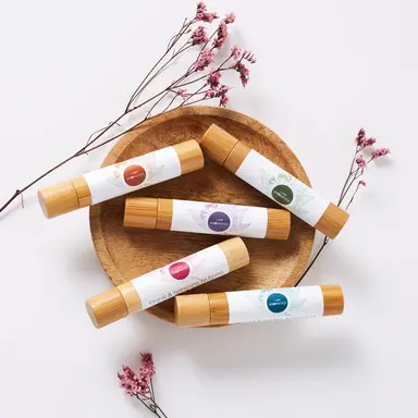 Natural Perfume Bundle – 5 Essential Oil Rollers for Sleep, Focus, Hormones and Immunity
