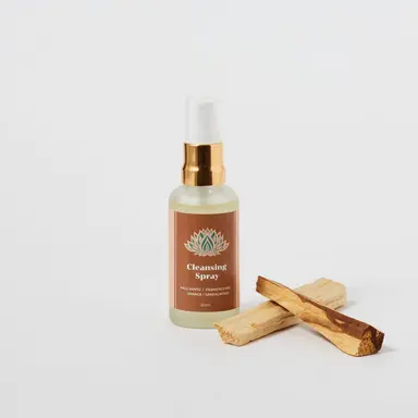 Palo Santo Cleansing Spray – Frankincense & Sandalwood Room Mist for Energy Clearing