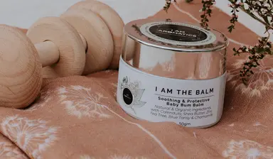 I Am The Balm Baby Bum Balm – Calendula & Shea Butter Balm for Nappy Rash and Sensitive Skin