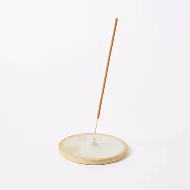Ceramic Incense Holder – Handmade Ash Catcher in White or Pink