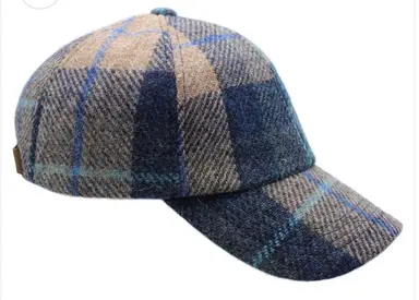 Harris Tweed Baseball Cap - Shoreline
