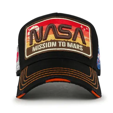 NASA Mission to Mars Baseball Cap (Black Rectangle)