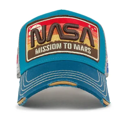 NASA Mission to Mars Baseball Cap (Blue Rectangle)