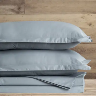Duvet Cover + Pillow Cover - 600TC 'Blue Blush'