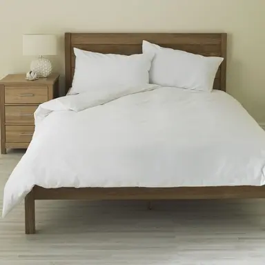 Duvet Cover + Pillow Cover - 200TC White