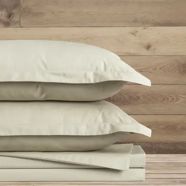 Duvet Cover + Pillow Cover - 300TC 'Ecru (Light Beige)'