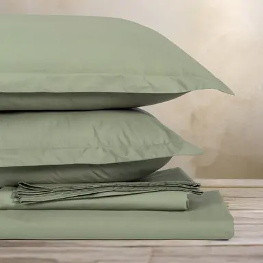 Duvet Cover + Pillow Cover - 300TC 'Frosty Fern'