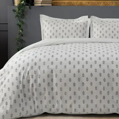 Duvet Cover Hand Block Printed- Ivy