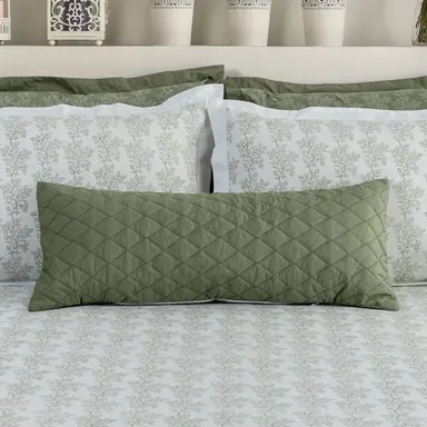 Lumbar/Throw Pillow Cover - Frosty Fern