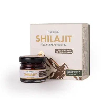 Herbius® Shilajit - 100% Pure Himalayan Resin 20g