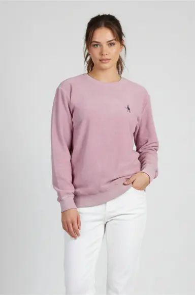 Mauve Shadows Cotton Sweatshirt