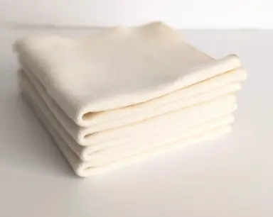 Organic Hemp Cotton Facial Towel 10x10"