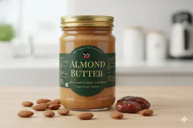 Kling Nuts – Almond Butter (Sweetened Naturally with Dates) -180gm