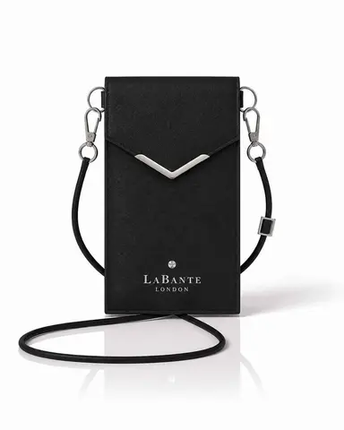 Cancun Black Plant Based Phone & Card Crossbody (Pre-Order For delivery Nov 28th 2026)