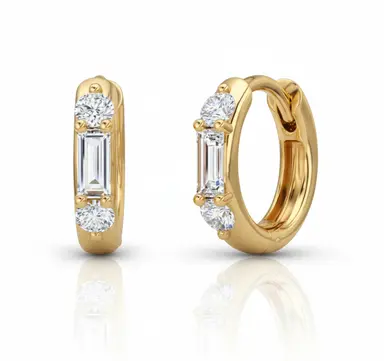 Eterna Baguette Hoops
