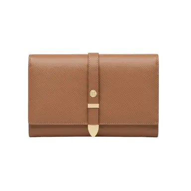 Aspen Brown Plant-Based Leather Travel Wallet (Pre-Order For delivery 28th Nov 2026)