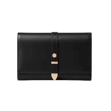Aspen Black Plant-Based Leather Travel Wallet (Pre-Order For delivery 28th Nov 2026)