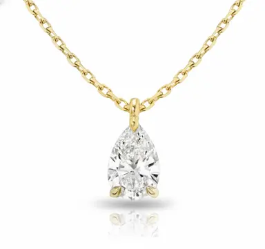 Eclisse Pear Pendant Necklace