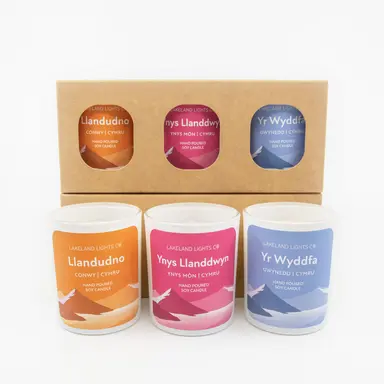 Cymru Collection - Three Candle Gift Sets