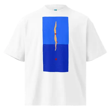 Organic Oversized T-shirt Jump In