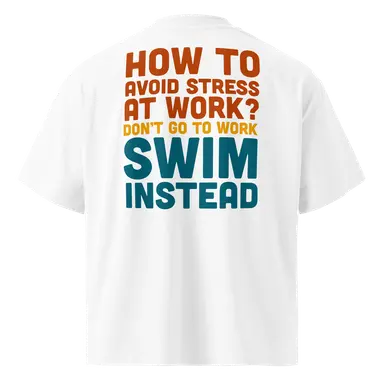 Organic Oversized T-shirt Swim Instead