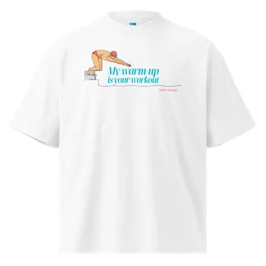Organic Oversized T-Shirt Swim Nation Warm-Up Tee