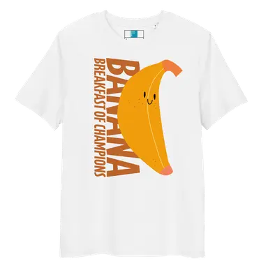 Organic T-Shirt Banana For Champions