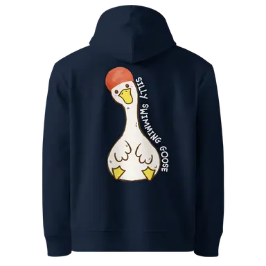 Organic Hoodie Swimming Goose Cotton Hoodie
