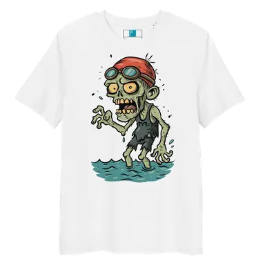 Organic Shirt Halloween Pool Zombie