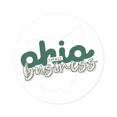 Ohio Small Business Round Sticker