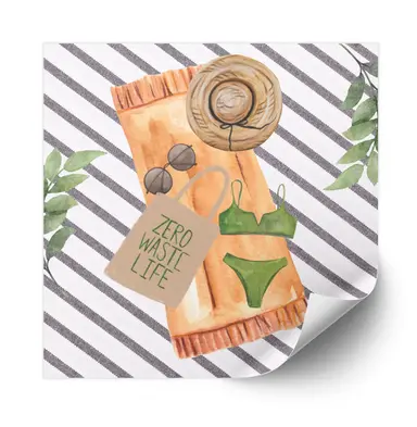 Zero Waste Life Sticker
